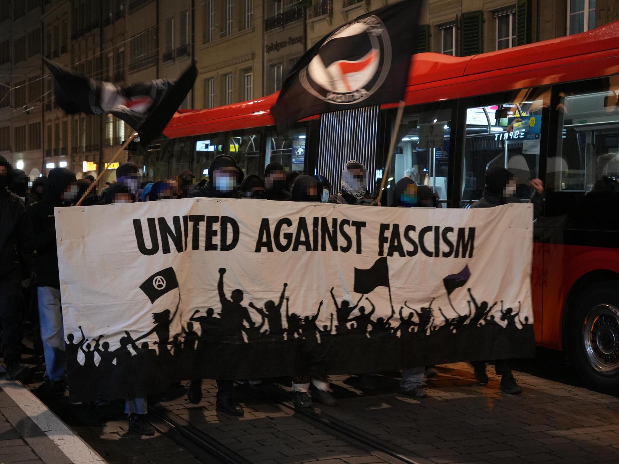 United Against Fascism Demo